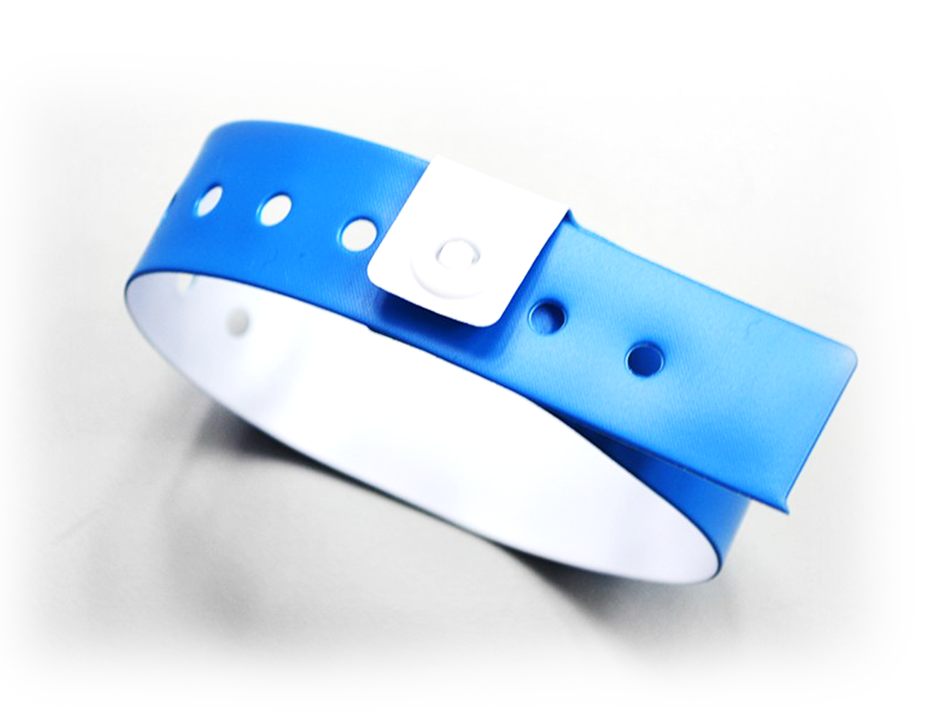 Customised L-Shaped Vinyl Wristbands