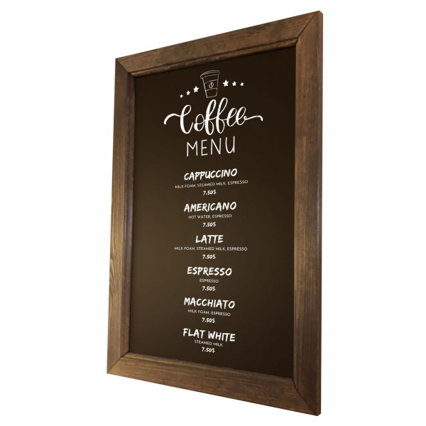 Economy Wooden Framed Wall Mounted Chalk Boards
