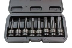 US PRO INDUSTRIAL 8pc 1/2" Impact Hex Bit Socket Set Impact Allen Keys H5 To H19 1378