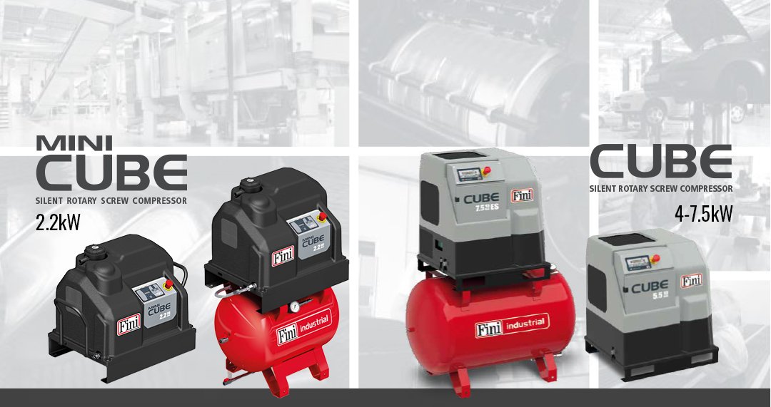 NEW MINICUBE AND CUBE - AIR COMPRESSORS