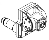 Quick change MTSK geared-down 2:1 driven tool H&#61;110mm