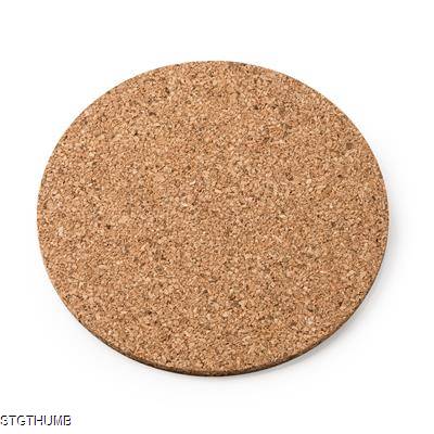 CHALA NATURAL CORK COASTER.