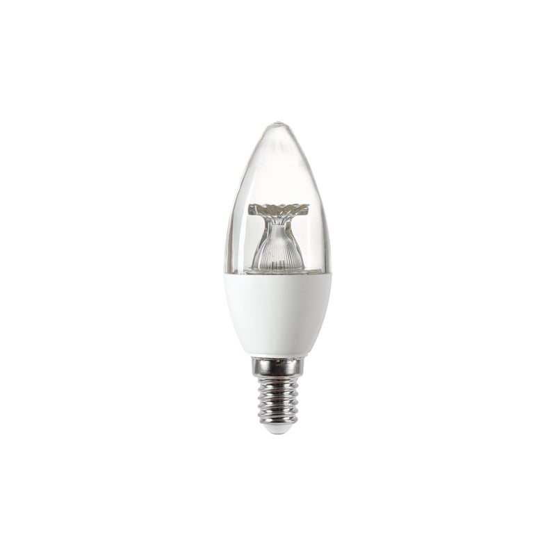 Integral E14 Non-Dimmable Clear Candle LED Lamp 4.9W = 40W