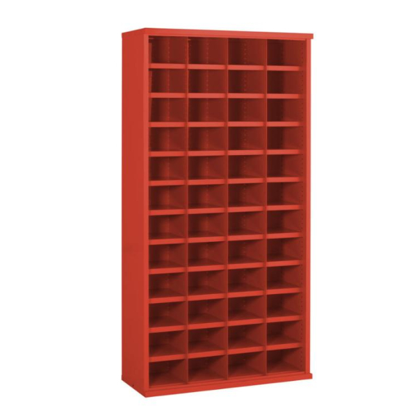 Steel Pigeonhole Cabinet 48 Compartments (4x12) - 409mm