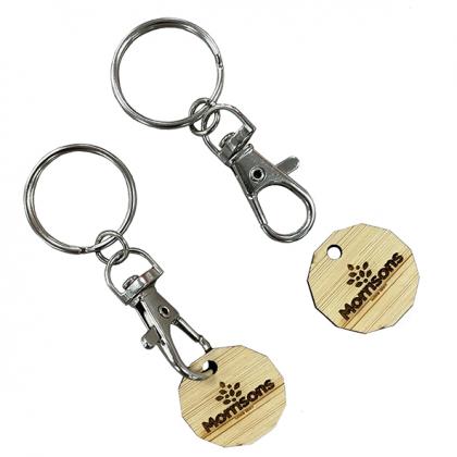 BAMBOO TROLLEY COIN KEY RING E1414302