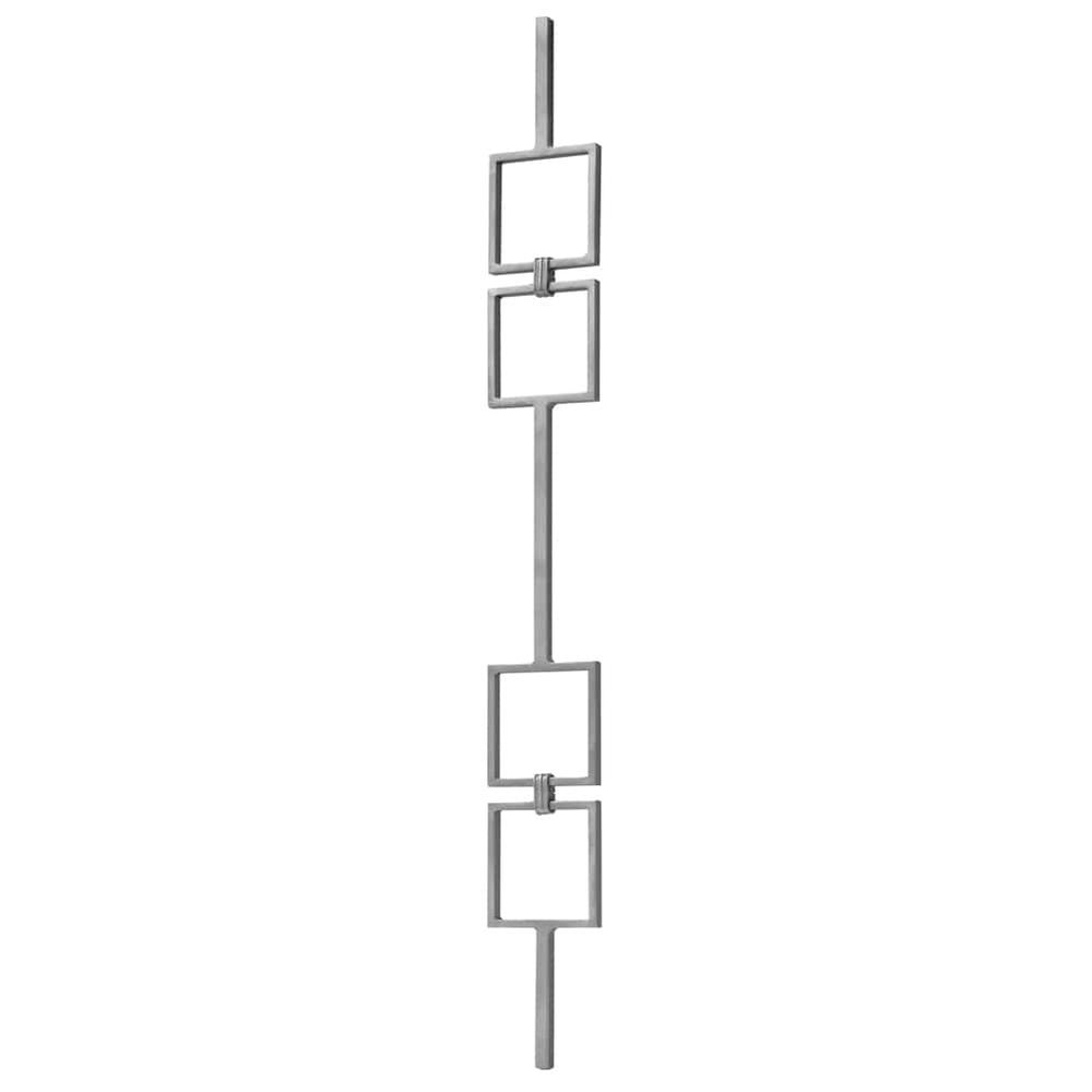 Panel Unit Smooth Square Bar- Height 1000 x Length 115mm - 14mm 