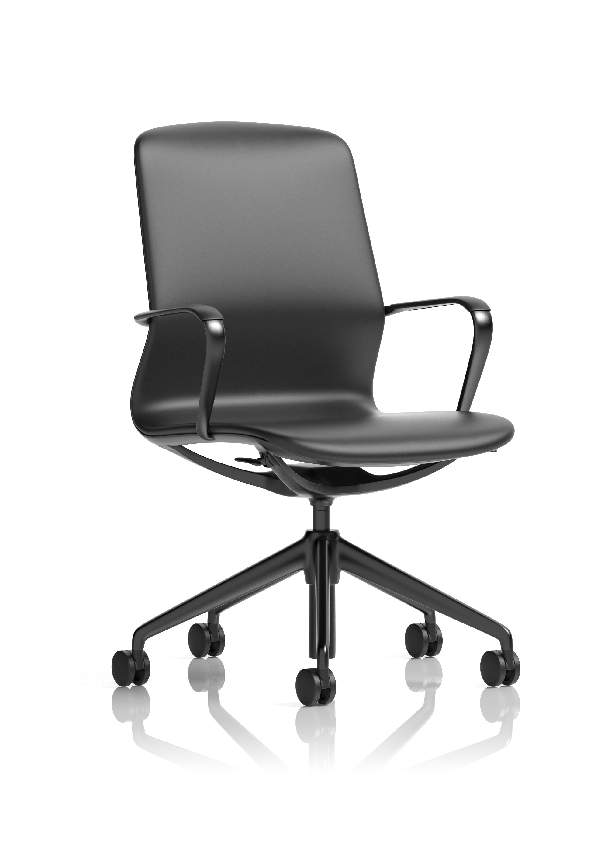 Suppliers Of Lucia Medium Back Executive Office Chair - Optional Wheels or Gliders North Yourkshire