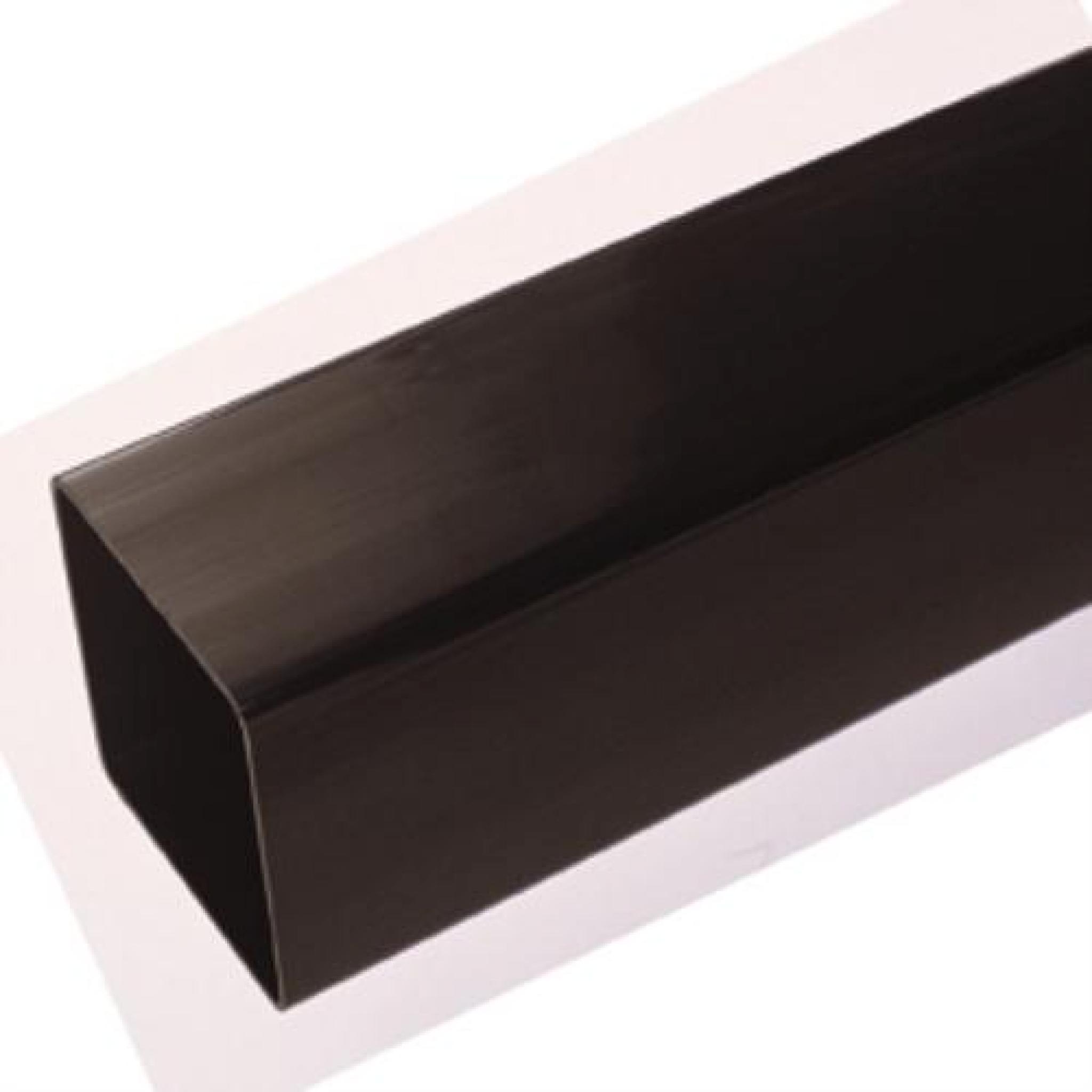 Black Square Down Pipe 5.5mt Length 65mm