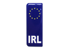 Irish Gel Badges/Flags for Standard Number Plates for Tradepersons