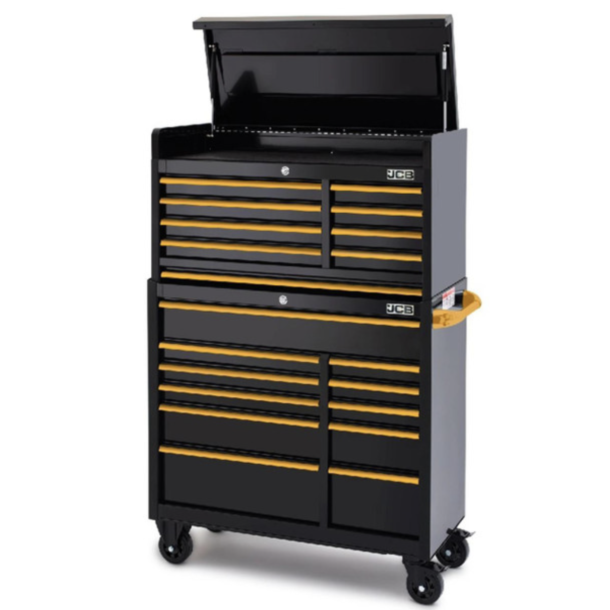JCB Classic Design 42’’ Roller Cabinet And Top Tool Chest Stack 