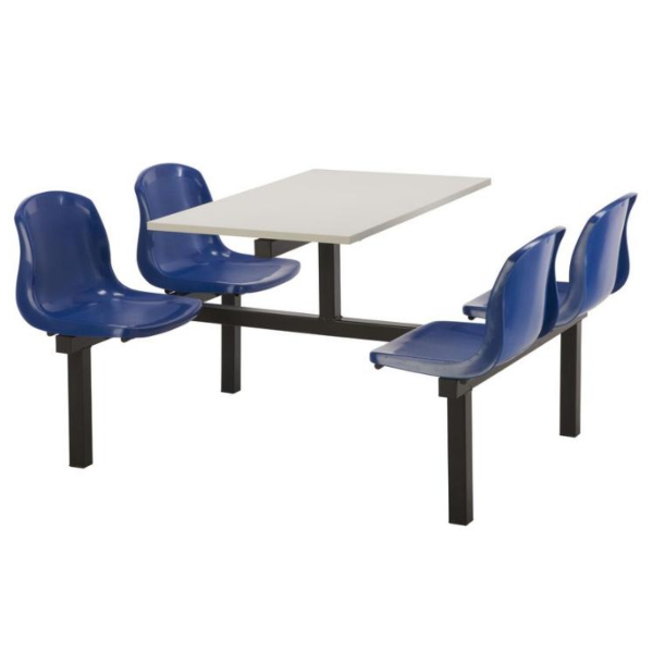 CU90 - 4-Seater Harvey Canteen Unit - 2 Way Access, Blue, Grey