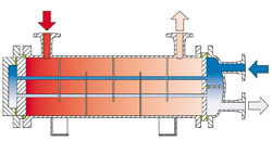 Shell and Tube Heat Exchanger - Individual CP (TEMA TYPE W)