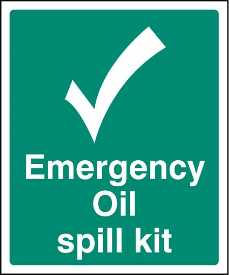 Emergency oil spill kit