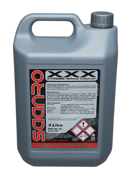 Suppliers of XXX (Acidic) Wheel Cleaner