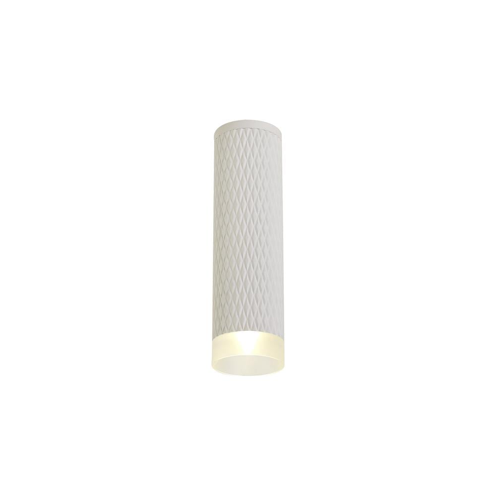 Luxuria Swirl 6cm 1 Light 20cm Surface Mounted Ceiling GU10 Sand White/Acrylic Ring