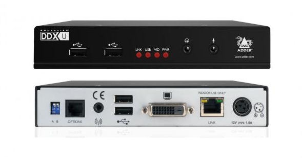 DDX-USR - ADDERView DDX User Station, DDXU Module Port KVM matrix switch for DVI/DisplayPort USB and audio - DDX UserStation with Power Supply *SPECIAL OFFER* Last One! (DDX-USR-IEC)