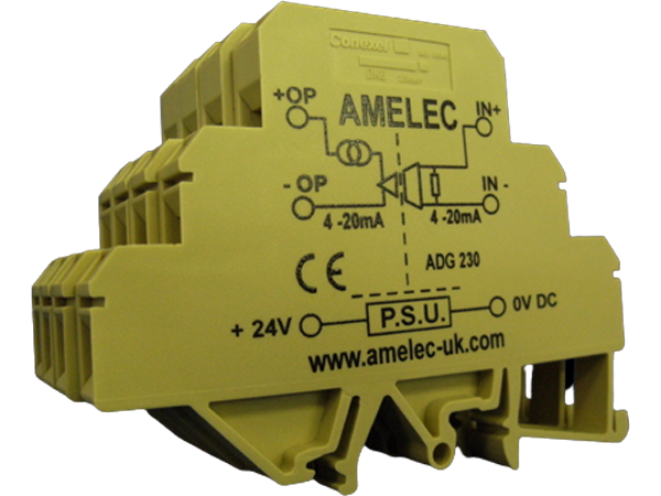 ADG230 - 4-20mA Process Input Ultra Compact Signal Isolator