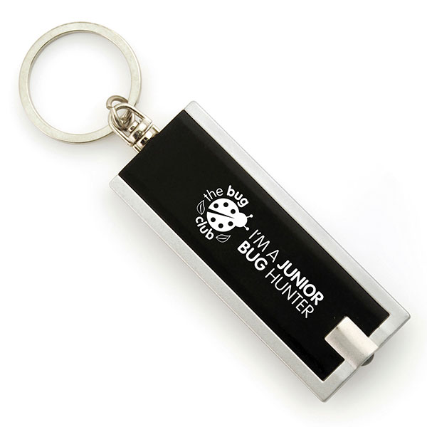 Dhaka 1 LED Torch Key Ring - Spot Colour