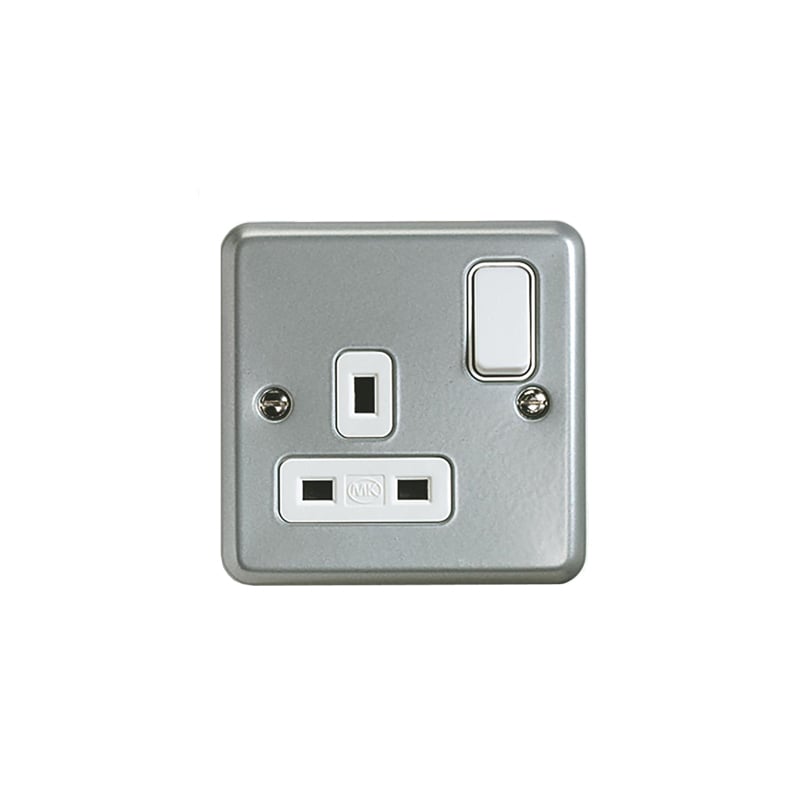 MK 1 Gang 13A DP Switch Socket