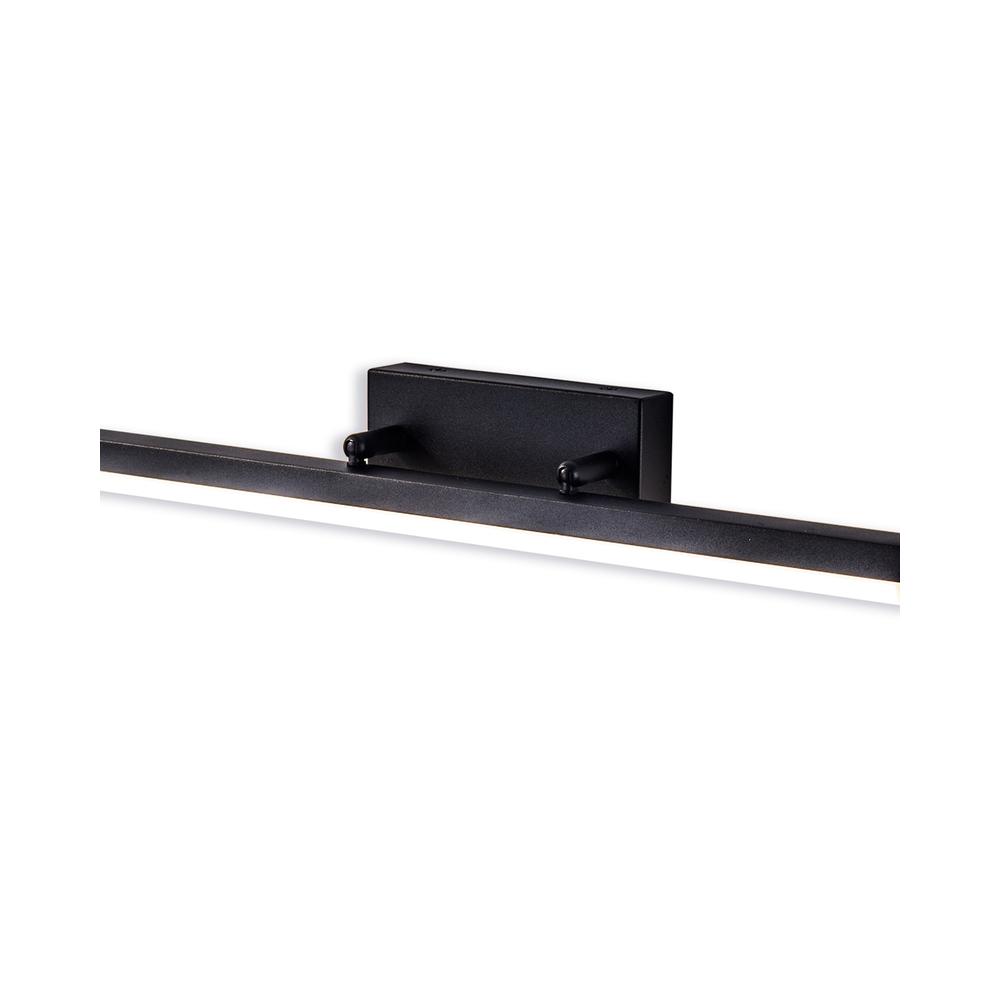 Luxuria Beckett Wall Light Medium Adjustable 1x12W LED 4000K 1192lm IP44 Sand Black