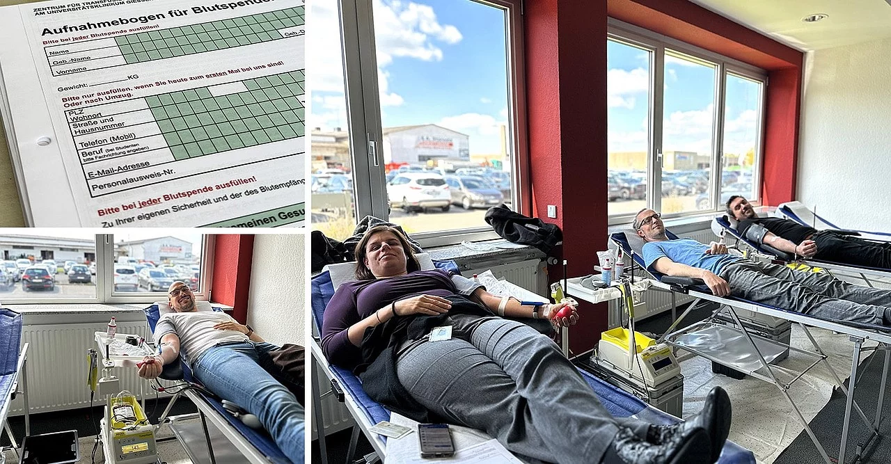 Team ROVEMA supports local healthcare through blood donations