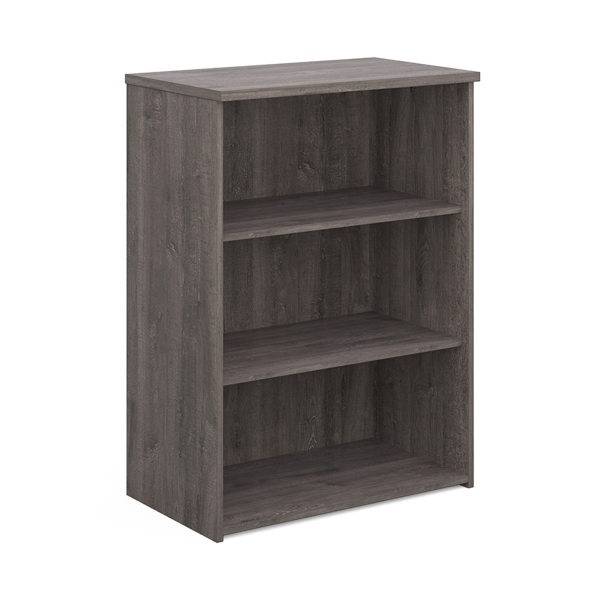 Universal Bookcase with 2 Shelves - Grey Oak
