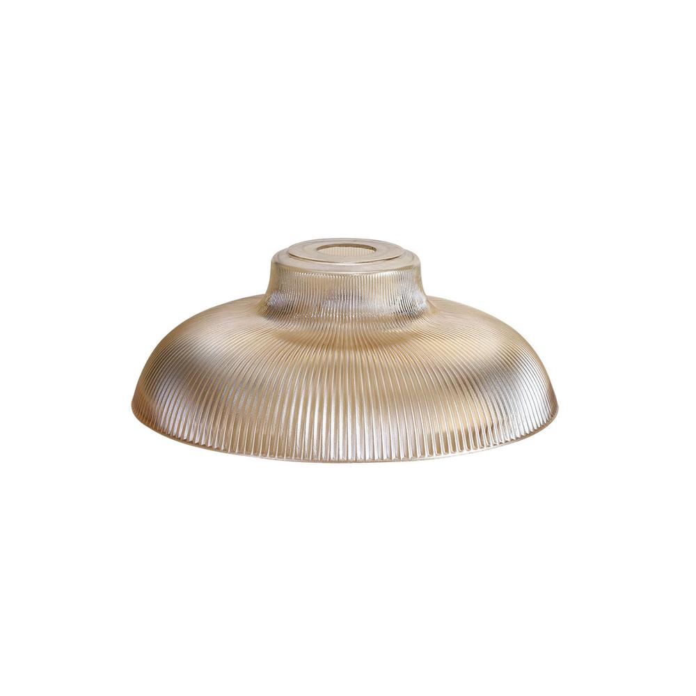 Luxuria Serena Round 30cm Amber Glass (C) Lampshade