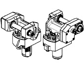 Radial 30mm adjustable angle &#177;30&#176; driven tool