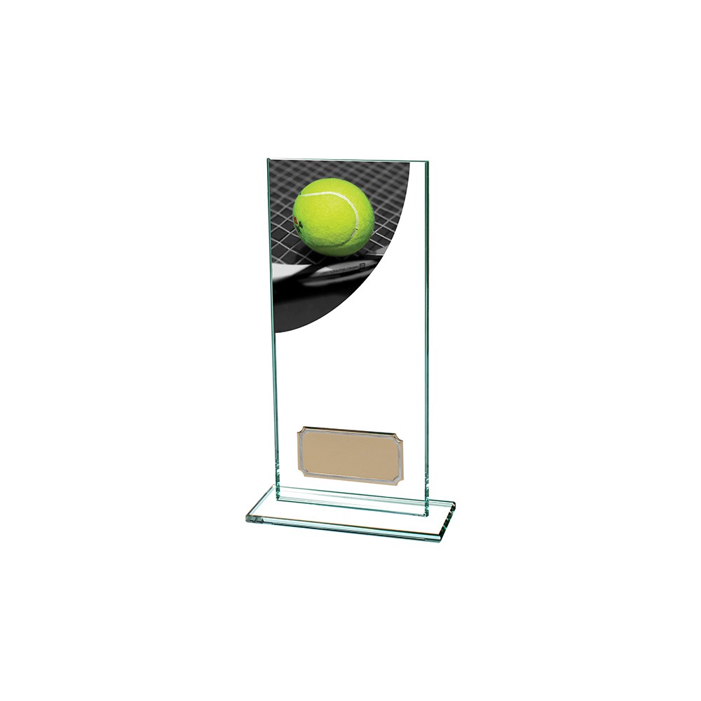 Suppliers Of Colour Curve Glass Tennis Award - 5 sizes Hertfordshire