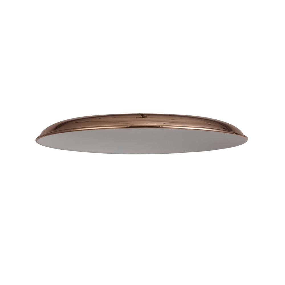 Luxuria Glorelle Round Flat Metal 35cm Lampshade Rose Gold