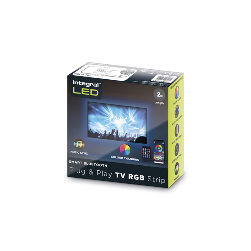 Integral Plug and Play TV Smart RGB LED Strip 1.5W/M (Priced Per 2M)