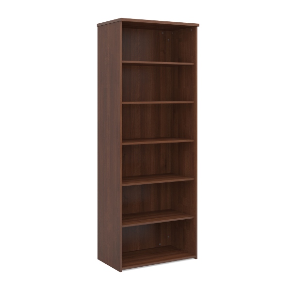 Universal Bookcase with 5 Shelves - Walnut