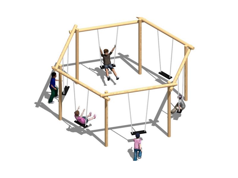 Installer Of Hexagon Swing
