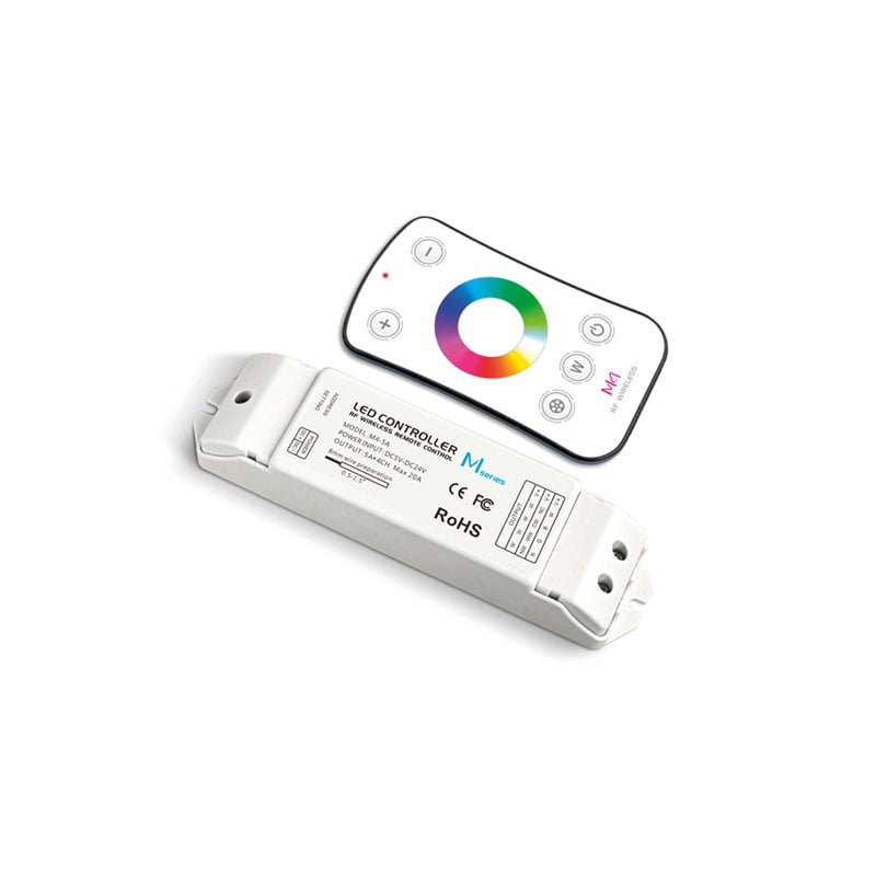 Integral RF Receiver and Remote Touch