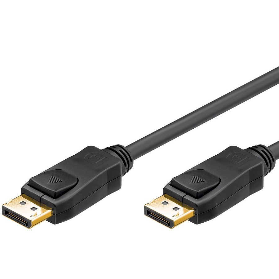 DisplayPort Cable V1.2 Gold Plated Black (L)10Mtr