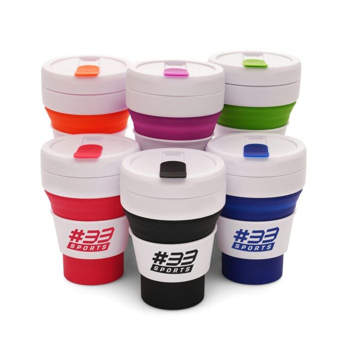 Pocket Cup 355Ml Collapsible Cup. Silicone Body