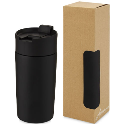 JETTA 330 ML COPPER VACUUM THERMAL INSULATED TUMBLER in Solid Black.