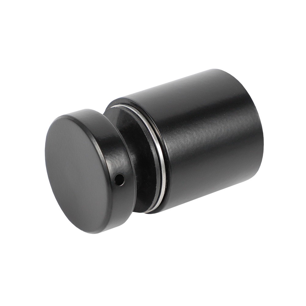 On Wall Adj.Stand Off - 50mm O/D x 50mm For Glass from 10-21.52mm 316 S/S Black