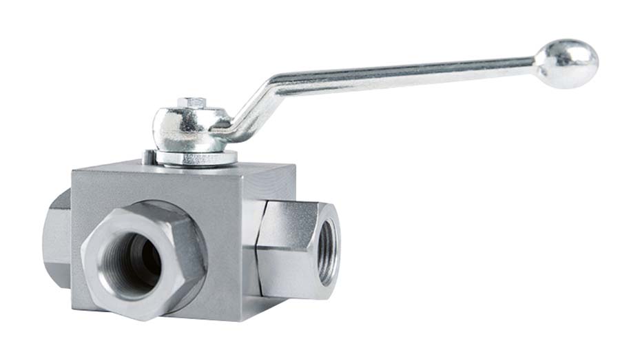 ROTELMANN 3 Way Ball Valve &#45; BSPP Female T Ported ISO 228&#45;1