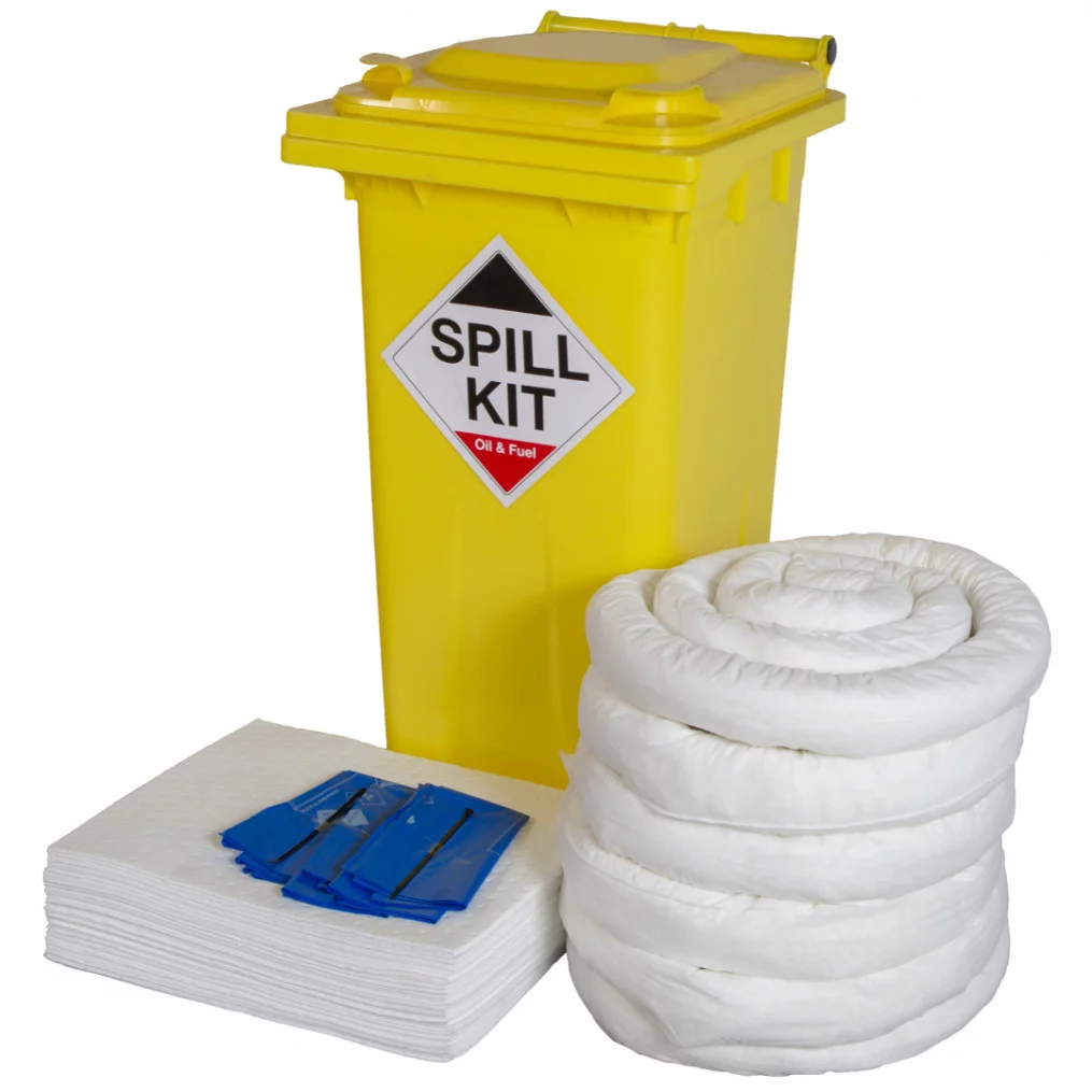 Clean up oil and fuel spills quickly and efficiently with our mobile spill kit