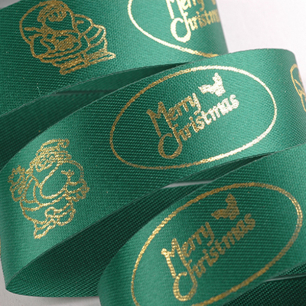Foil Print 24mm Christmas Style Design (Plate: 2654, Colour(s): Spectrum Green 46)
