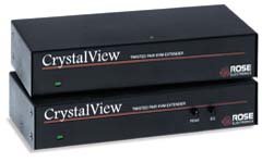 Rose CRK-1USB CrystalView CAT5 USB extender, transmitter & receiver pair, 0-1000 Feet UTP Extender.