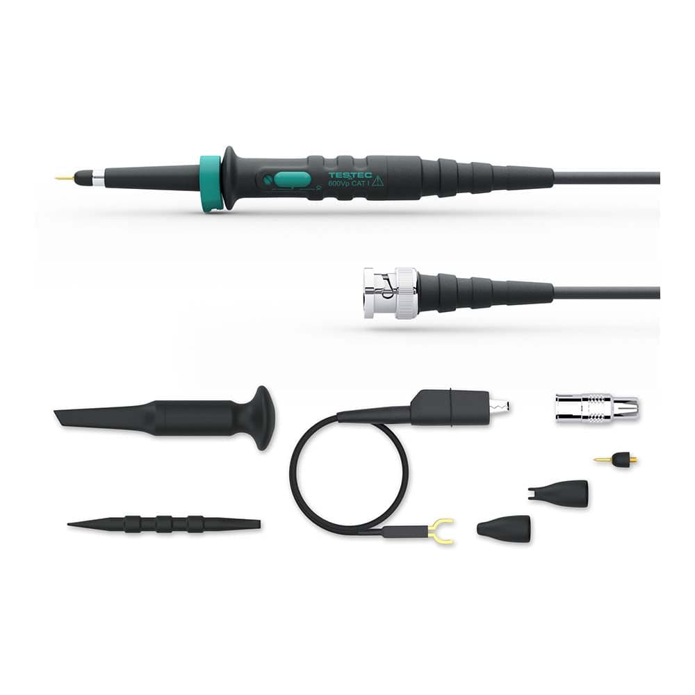 TESTEC TT-LF 300 Series 150MHz Passive Oscilloscope Probe - x1 - 15MHz / x10 - 150MHz