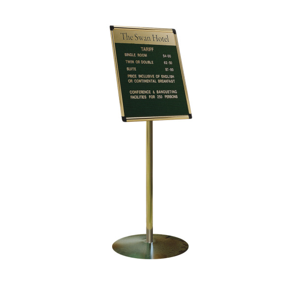 Floor Standing Variatex Groove Letter Board