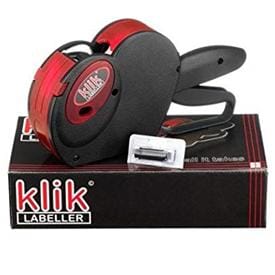Klik Labeller Gun & 10 Rolls of Labels - S26K For Hospitality Industry
