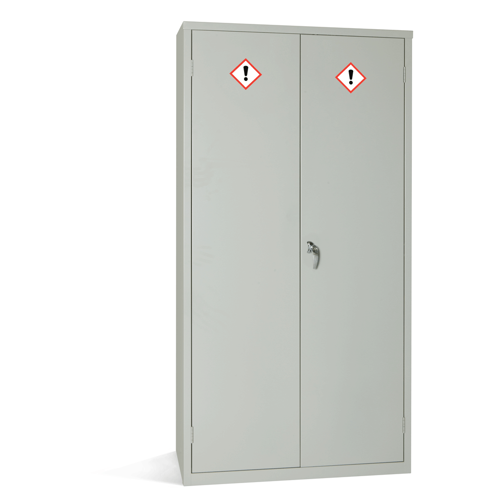 Full Height COSHH Cabinet with 3 Shelves - 1830H x 915W x 457D By Elite