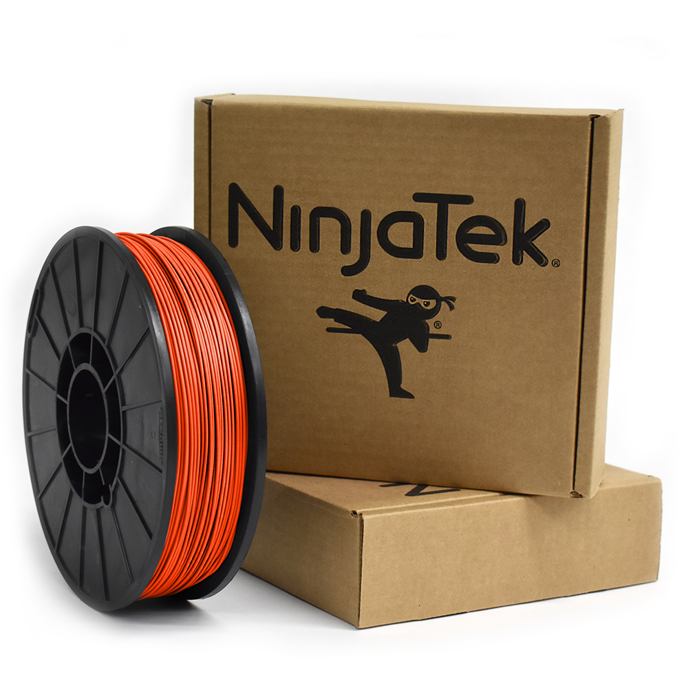 NinjaFlex 85A TPU Orange Lava 1.75mm Flexible 3D Printer Filament 500gms