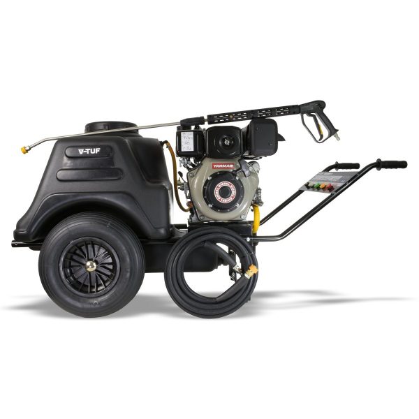 V&#45;Tuf Torrent2 Barrow Bowser Industrial Petrol Pressure Washer 2755psi 190bar For Construction Companies