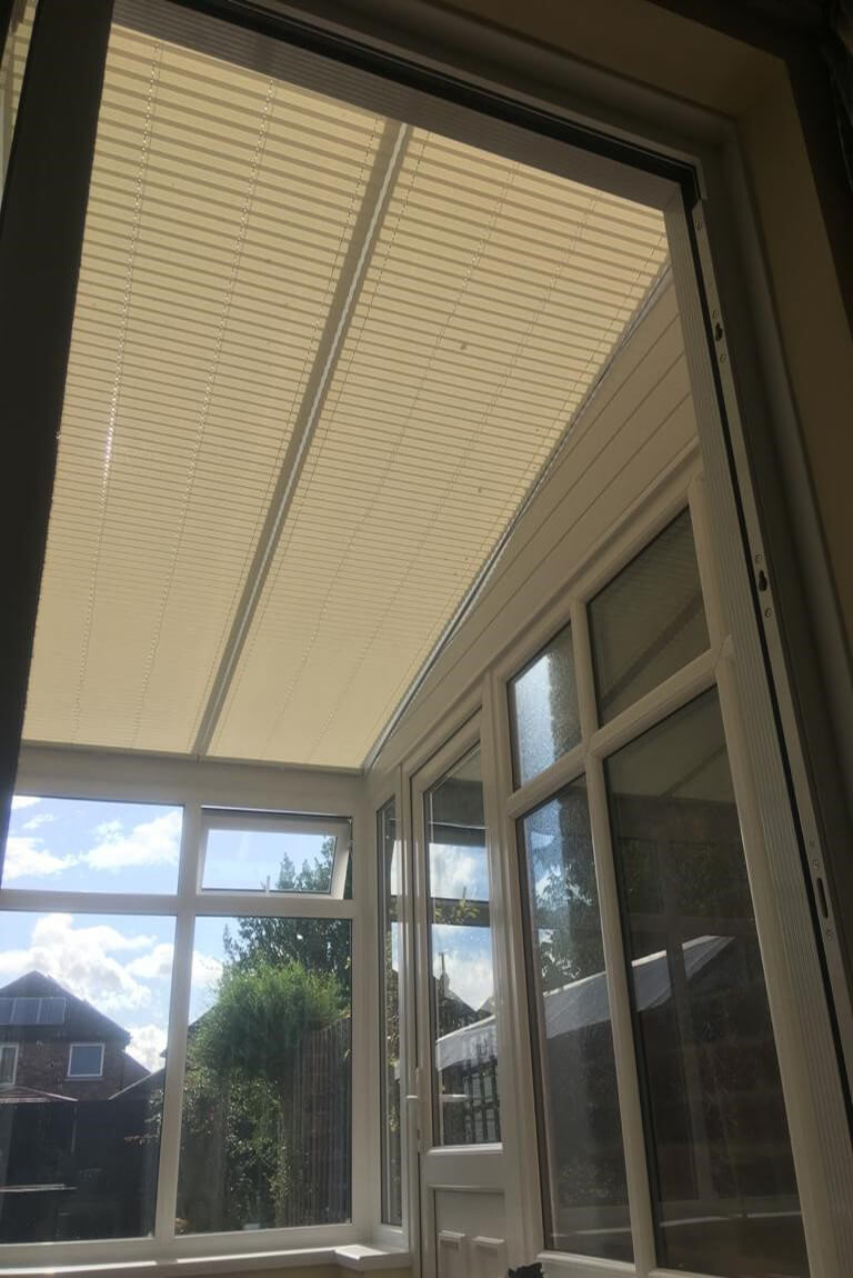 Blackout Pleated Blinds For Conservatory Roofs Retford