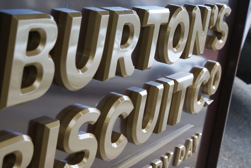 Powder Coated Built Up Metal Letters County Durham